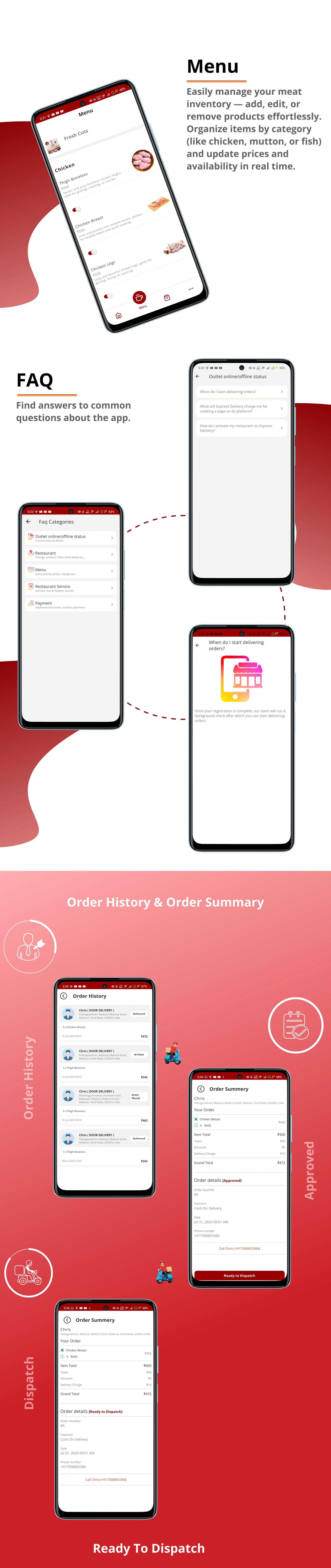 Complete Meat Delivery Solution | Android | iOS | React Native